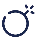 Bomb Minimalistic SVG Icon